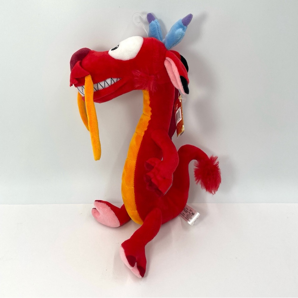 Disney Mulan Mushu Red Dragon Plush 12”